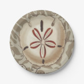 Assiettes En Carton Sonnet de bord de mer III (Devant)