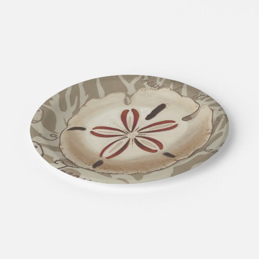 Assiettes En Carton Sonnet de bord de mer III (Angle)