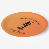 Assiettes En Carton Sorcière de base Femmes modernes Halloween (Angle)