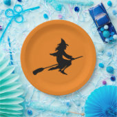 Assiettes En Carton Sorcière de chambre (Fête)