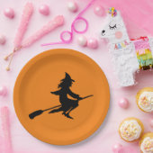 Assiettes En Carton Sorcière de chambre (Fête)