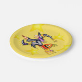 Assiettes En Carton Sorcière de vol (Angle)