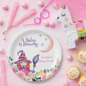 Assiettes En Carton Sorcière Fleur Douce Cauldron Baby Brassage Douche (Fête)