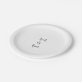 Assiettes En Carton Sorcière halloween octobre mauvais bon ajouter nom (Angle)