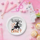 Assiettes En Carton Sorcières fous (Fête)