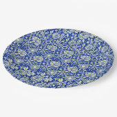 Assiettes En Carton Sorta bleu Calico (Angle)