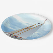 Assiettes En Carton Sortant Sur Le Brillant (Angle)