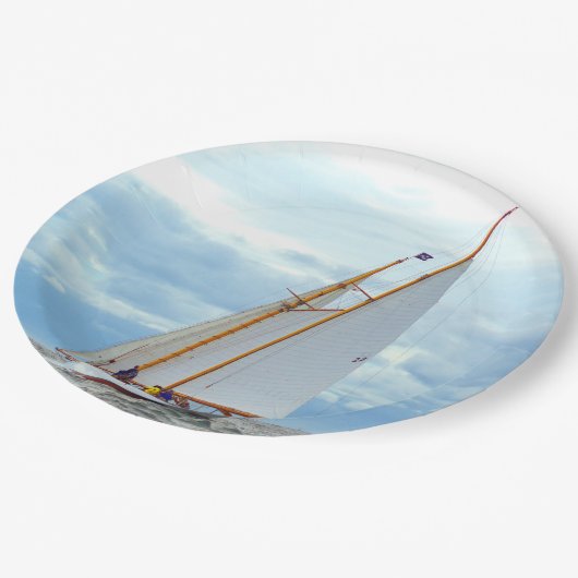 Assiettes En Carton Sortant Sur Le Brillant (Angle)