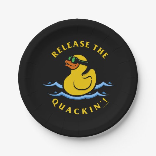 Assiettes En Carton Sortir Le Quackin' (Devant)