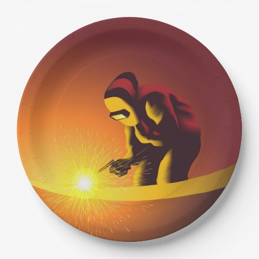 Assiettes En Carton Soudage (Devant)