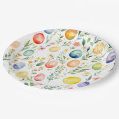 Assiettes En Carton Souhaiter Pâques (Angle)