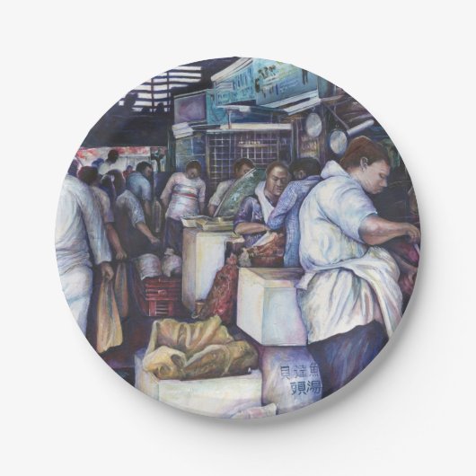 Assiettes En Carton Soupe à la tête de poisson, Singapour (Devant)