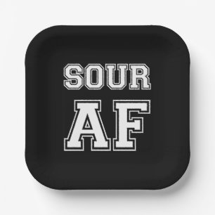 ASSIETTES EN CARTON SOUR AF