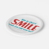 Assiettes En Carton Sourire (Angle)