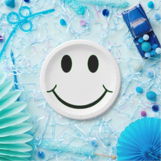 Assiettes En Carton sourire (Fête)