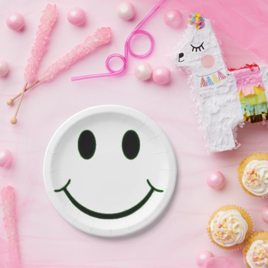 Assiettes En Carton sourire (Fête)