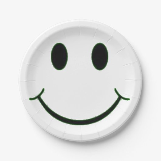 Assiettes En Carton sourire (Devant)