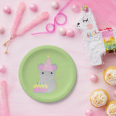 Assiettes En Carton Souris d'anniversaire très mignonne (Fête)