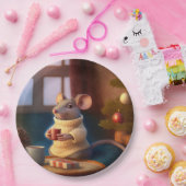 Assiettes En Carton Souris d'hiver avec tasse (Fête)