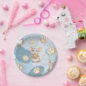 Assiettes En Carton Souris et biscuits Plaque de fête d'anniversaire (Fête)