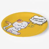 Assiettes En Carton Souris ou poisson ? - animal de compagnie drôle - (Angle)