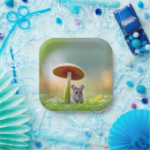 Assiettes En Carton Souris Sous Un Champion (Fête)