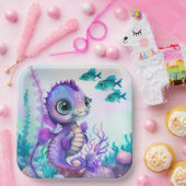 Assiettes En Carton Sous la mer (Fête)