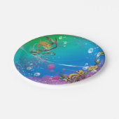 Assiettes En Carton Sous la mer (Angle)