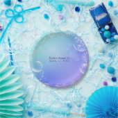 Assiettes En Carton Sous la mer bulles enchantées fête personnalisée (Fête)