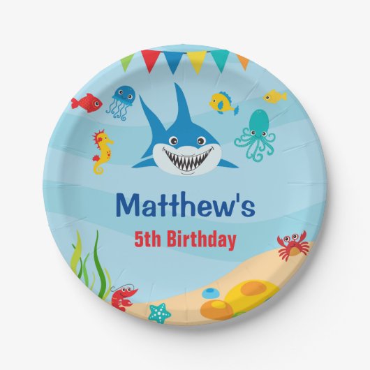 Assiettes En Carton Sous les plaques de papier marin (Devant)