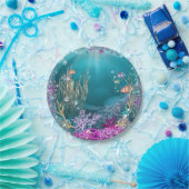 Assiettes En Carton Sous les plaques de papier marin (Fête)