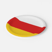 Assiettes En Carton South Ossetia Flag (Angle)