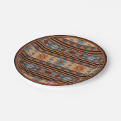 Assiettes En Carton Southwest Design Adobe Gray Brown Tribal Pattern (Angle)