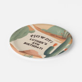 Assiettes En Carton Southwestern Cowboy Boys Birthday (Angle)