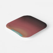 Assiettes En Carton Southwestern Southwest Desert Rainbow Art Design (Angulaire)