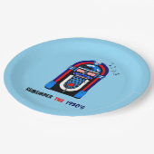 Assiettes En Carton Souvenez-vous des années 50 (Angle)