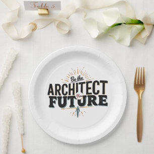 Assiettes En Carton Soyez l'architecte de votre avenir