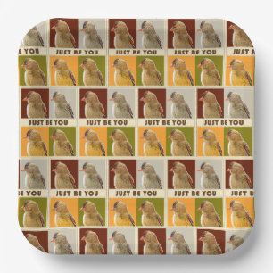 Assiettes En Carton Soyez vous - Plaque en papier