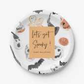 Assiettes En Carton Soyons Éffrayants | Parti Halloween (Devant)