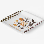 Assiettes En Carton Soyons Éffrayants pour l'anniversaire d'Halloween (Angulaire)