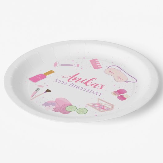 Assiettes En Carton Spa Party Paper Plates (Angle)