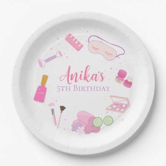 Assiettes En Carton Spa Party Paper Plates (Devant)