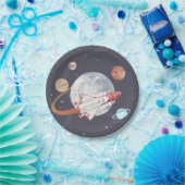 Assiettes En Carton Space Adventure Boy's Birthday (Fête)