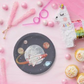 Assiettes En Carton Space Adventure Boy's Birthday (Fête)