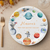 Assiettes En Carton Space Astronaut Birthday