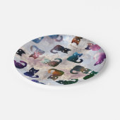 Assiettes En Carton Space Cats Cute Cat  (Angle)