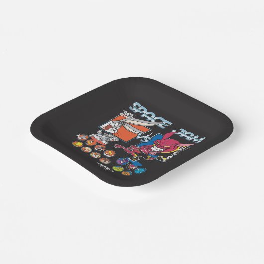 Assiettes En Carton SPACE JAM™ TUNE SQUAD™ VS Monstars Roster Graphic (Angulaire)