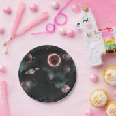 Assiettes En Carton Space Pattern (Fête)