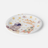 Assiettes En Carton Space Stars & Astronauts Anniversaire de enfant (Angle)