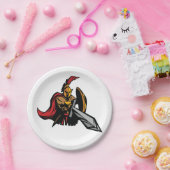 Assiettes En Carton Spartiate (Fête)